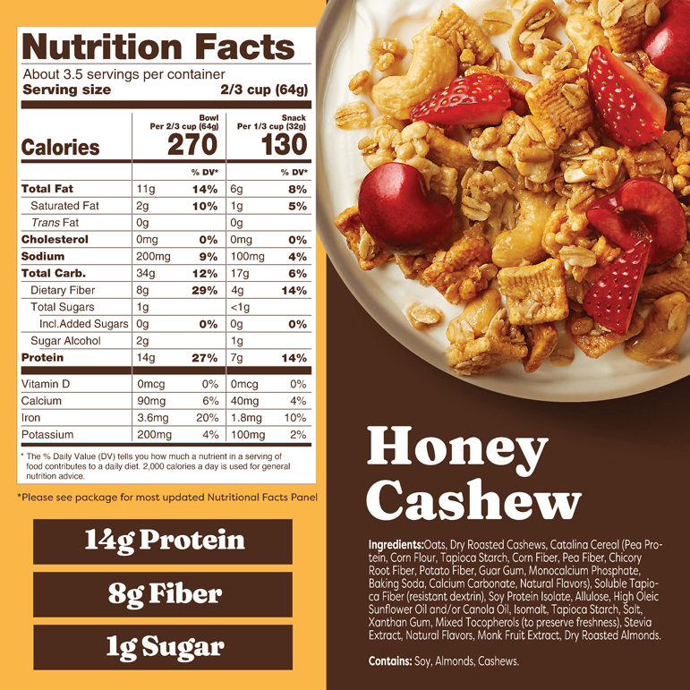 Honey Cashew Granola - Easy Choice