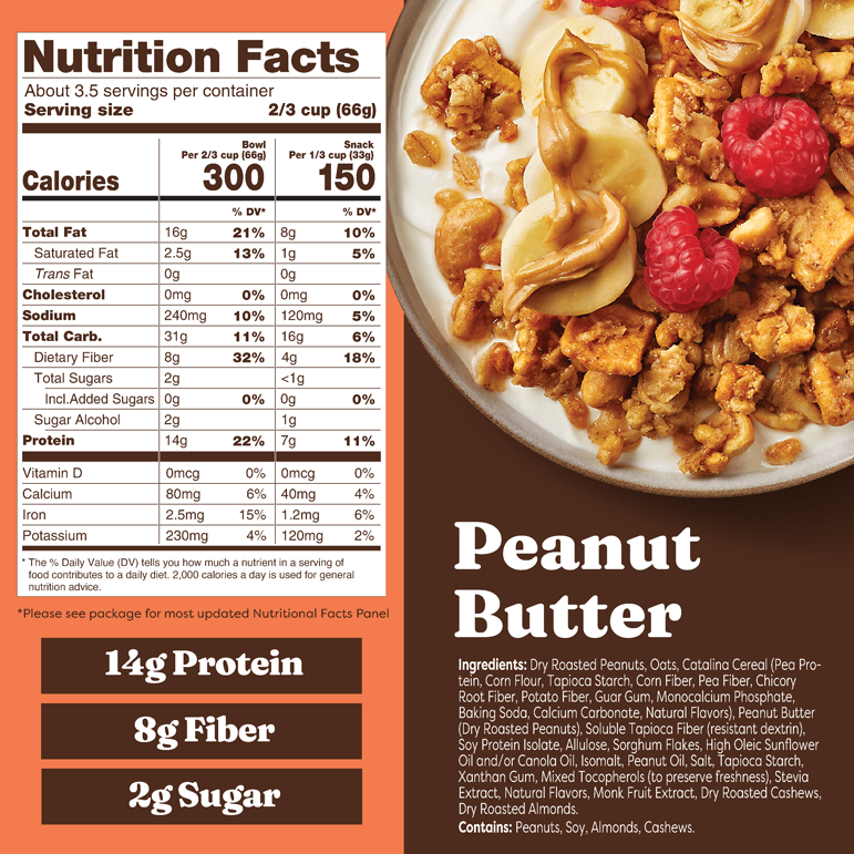 Peanut Butter Granola - Bright Touch
