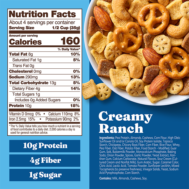 Creamy Ranch Snack Mix - Fresh Ready