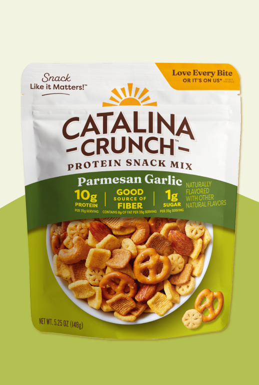 Parmesan Garlic Snack Mix - Clean Style