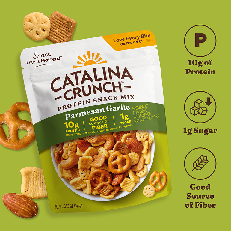 Parmesan Garlic Snack Mix - Clean Style