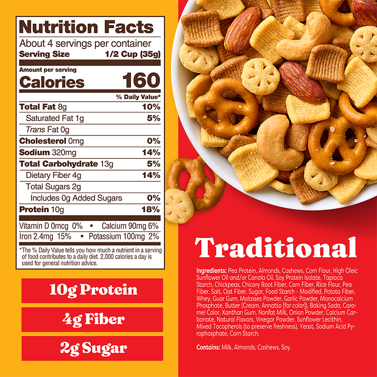 Traditional Snack Mix - Clean Style