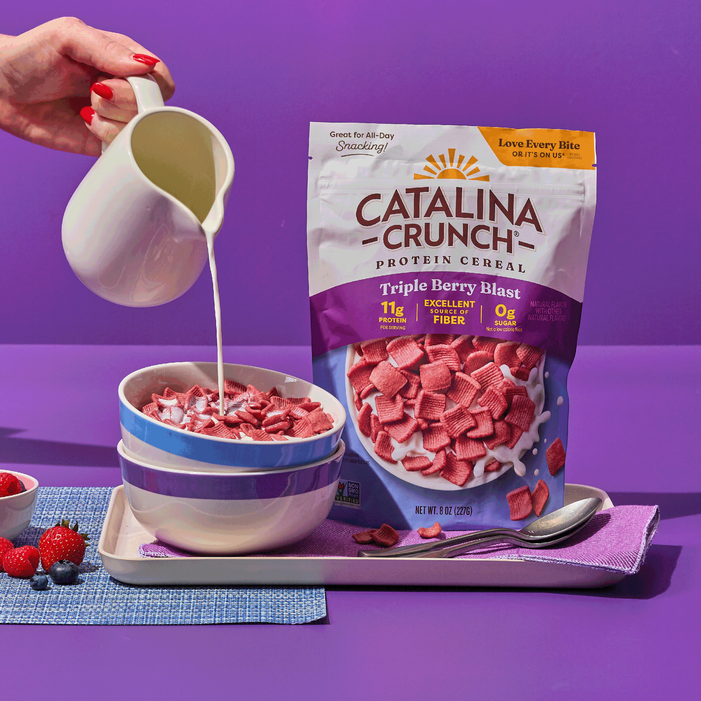 Triple Berry Blast Cereal - Home Glow