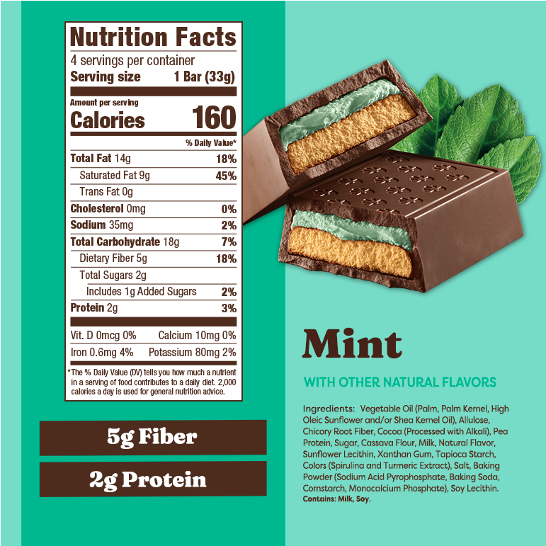 Mint Chocolate Cookie Bars - Premium Choice