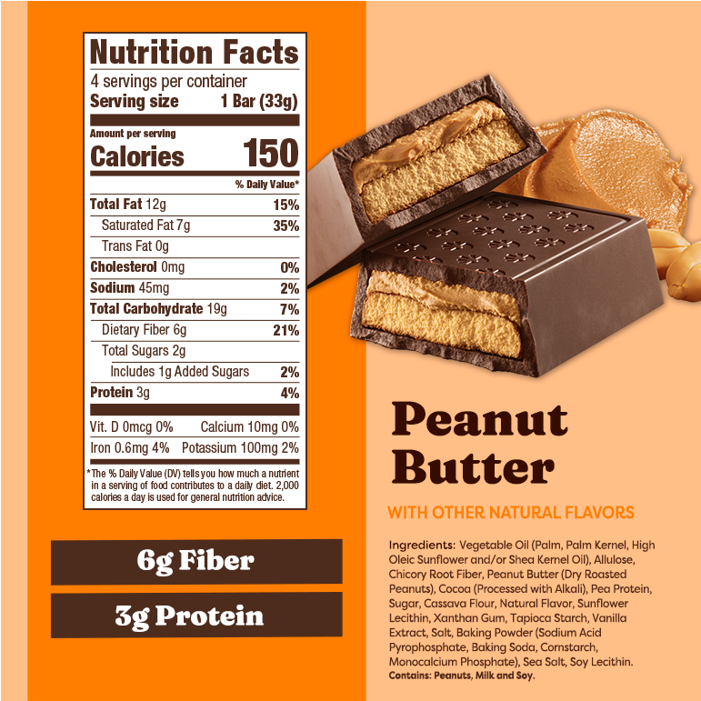 Peanut Butter Chocolate Cookie Bars - Soft Pick