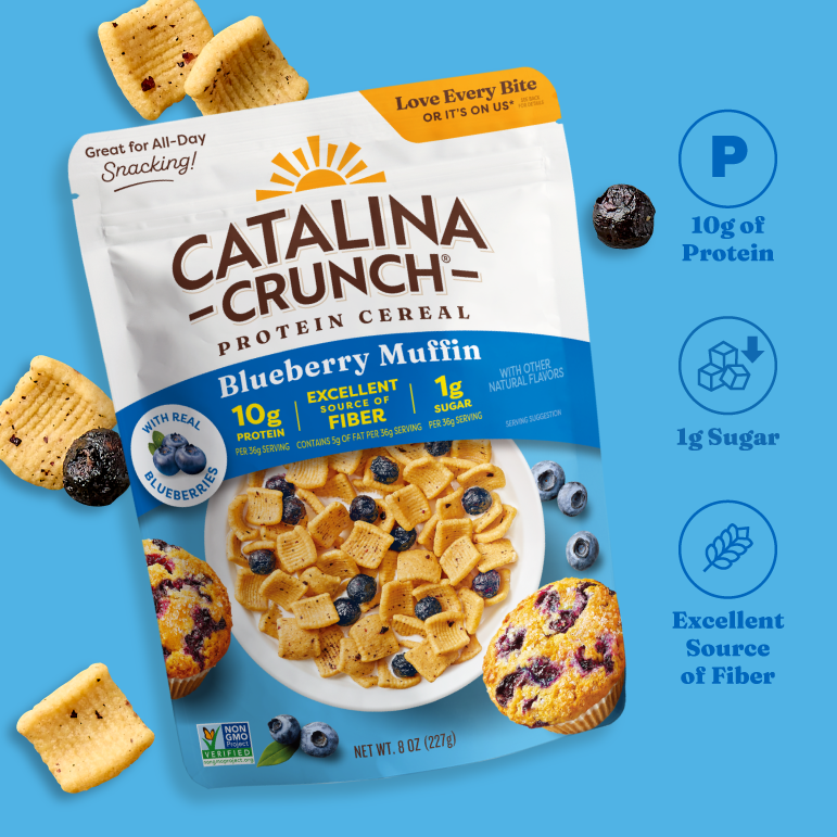 Blueberry Muffin with Blueberries Cereal - Daily Pick
