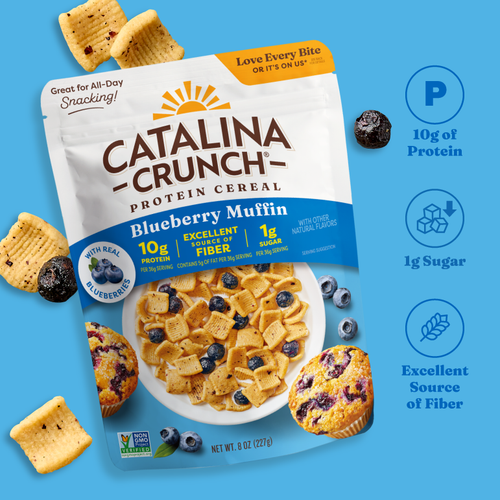 Blueberry Muffin with Blueberries Cereal - Daily Pick