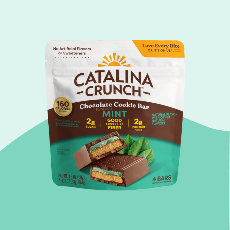 Mint Chocolate Cookie Bars - Crisp Complete Bar Assortment