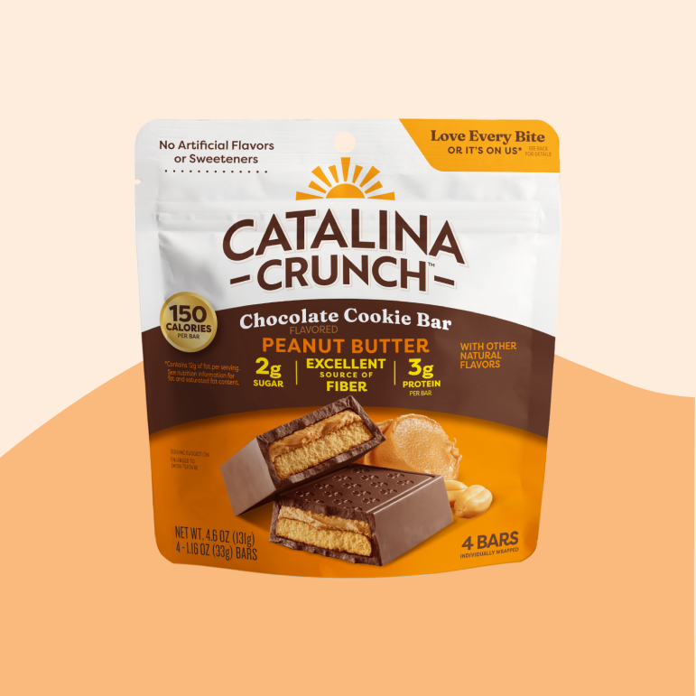 Peanut Butter Chocolate Cookie Bars - Crisp Discovery Bar Assortment