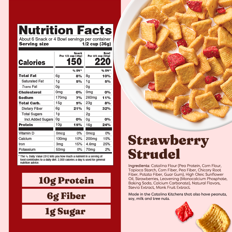Strawberry Strudel with Strawberries Cereal
