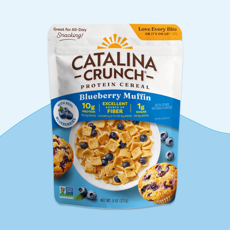 Blueberry Muffin with Blueberries Cereal - Delicate Lifestyle Cereal Assortment